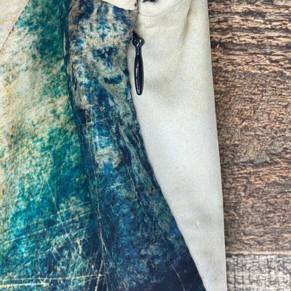 Anthropologie Bhanuni Jyoti Villette Necklaced Dress Beaded Watercolor SZ 2 - Picture 6 of 12